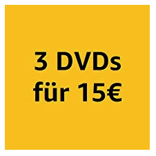 Amazon: 3 DVDs für 15 EUR, bis 27.4.2019 Amazon: 3 DVDs für 15 EUR, bis 27.4.2019