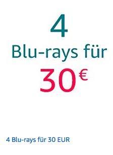 Amazon Aktion: 4 Blu-rays für 30 EUR bis 18.11.18 - jetzt 49% billiger Amazon Aktion: 4 Blu-rays für 30 EUR bis 18.11.18 - jetzt 49% billiger