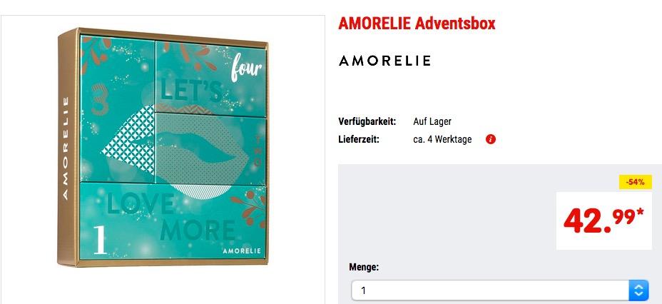 AMORELIE erotische Adventsbox 2018 - jetzt 36% billiger AMORELIE erotische Adventsbox 2018 - jetzt 36% billiger