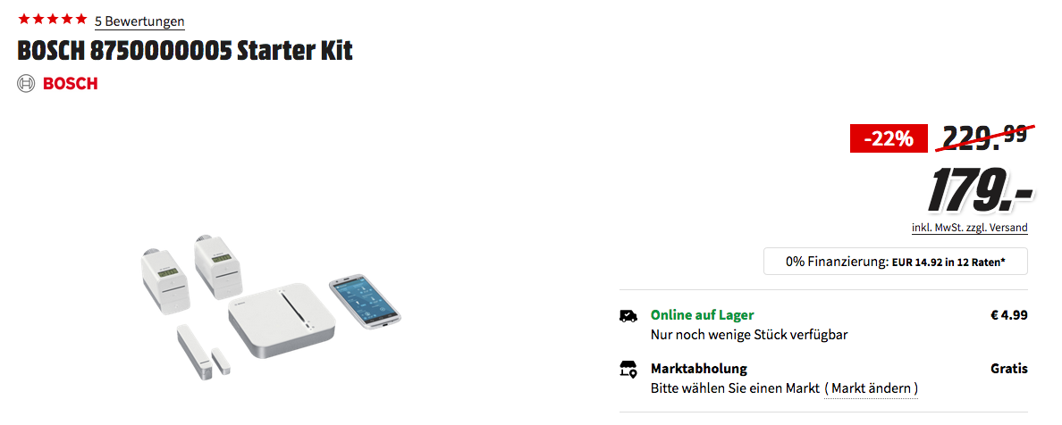 Bosch Smart Home Raumklima Starter-Set Bosch Smart Home Raumklima Starter-Set