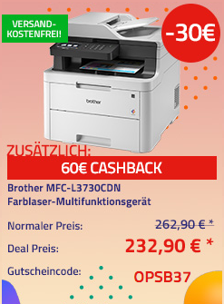 Brother MFC-L3730CDN 4in1 Farblaser-Multifunktionsgerät, A4 Brother MFC-L3730CDN 4in1 Farblaser-Multifunktionsgerät, A4
