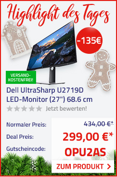 Dell UltraSharp U2719D 27 Zoll (68.6 cm) LED-Monitor Dell UltraSharp U2719D 27 Zoll (68.6 cm) LED-Monitor
