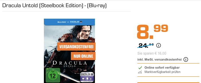 Dracula Untold (Steelbook Edition) - (Blu-ray) Dracula Untold (Steelbook Edition) - (Blu-ray)