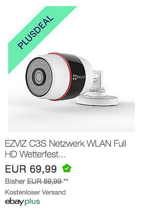 EZVIZ C3S 1080P WLAN-Überwachungskamera EZVIZ C3S 1080P WLAN-Überwachungskamera