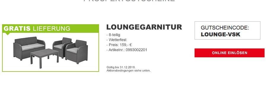 Gartenmöbel-Set 8-tlg. aus Kunststoffgeflecht in Grau Gartenmöbel-Set 8-tlg. aus Kunststoffgeflecht in Grau