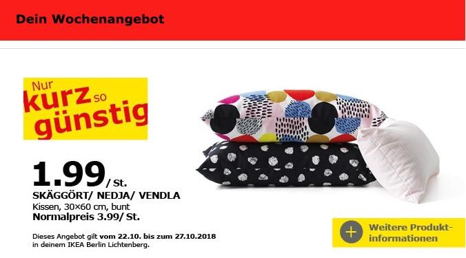 IKEA Berlin-Lichtenberg - SKÄGGÖRT/ NEDJA/ VENDLA Kissen - jetzt 50% billiger IKEA Berlin-Lichtenberg - SKÄGGÖRT/ NEDJA/ VENDLA Kissen - jetzt 50% billiger
