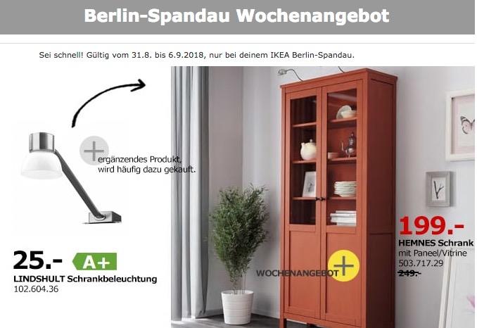 IKEA Berlin-Spandau - HEMNES Schrank - jetzt 20% billiger IKEA Berlin-Spandau - HEMNES Schrank - jetzt 20% billiger