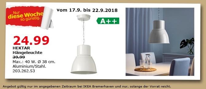IKEA Bremerhaven - HEKTAR Hängeleuchte - jetzt 38% billiger IKEA Bremerhaven - HEKTAR Hängeleuchte - jetzt 38% billiger