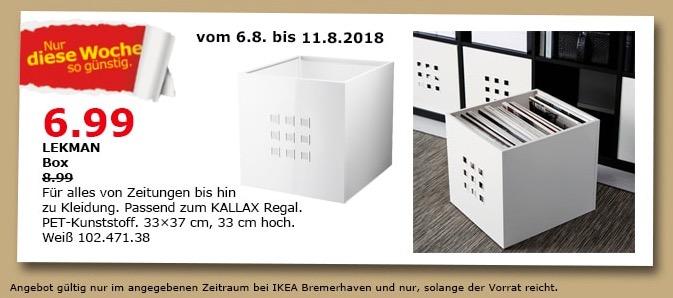 IKEA Bremerhaven LEKMAN Box - jetzt 22% billiger IKEA Bremerhaven LEKMAN Box - jetzt 22% billiger
