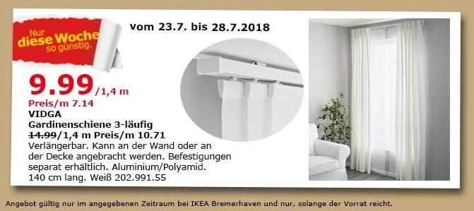 IKEA Bremerhaven VIDGA Gardinenschiene 3-läufig - jetzt 33% billiger IKEA Bremerhaven VIDGA Gardinenschiene 3-läufig - jetzt 33% billiger