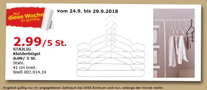 IKEA Brinkum - STAJLIG Kleiderbügel 5 St - jetzt 25% billiger IKEA Brinkum - STAJLIG Kleiderbügel 5 St - jetzt 25% billiger
