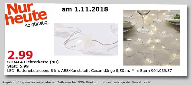 IKEA Brinkum - STRALA Lichtkette (40) - jetzt 50% billiger IKEA Brinkum - STRALA Lichtkette (40) - jetzt 50% billiger