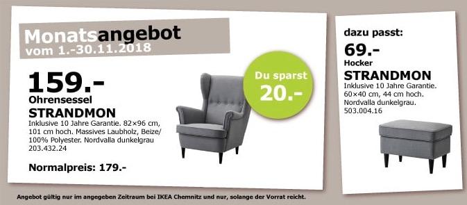 IKEA Chemnitz - STRANDMON Ohrensessel - jetzt 11% billiger IKEA Chemnitz - STRANDMON Ohrensessel - jetzt 11% billiger