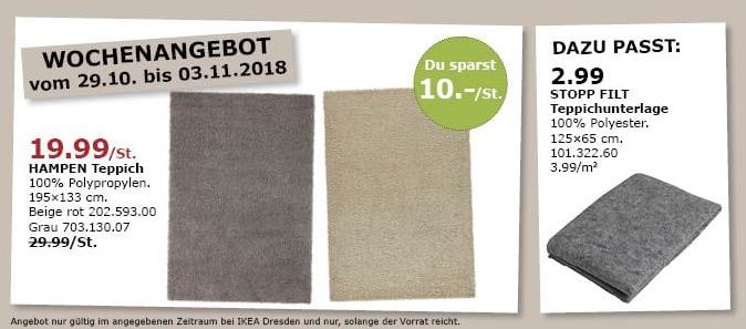 IKEA Dresden - HAMPEN Teppich, 195x133 cm - jetzt 33% billiger IKEA Dresden - HAMPEN Teppich, 195x133 cm - jetzt 33% billiger