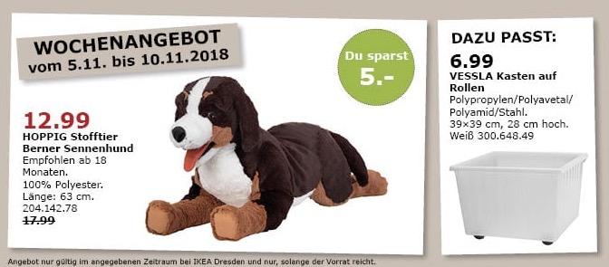 IKEA Dresden - HOPPIG Stofftier Berner Sennenhund - jetzt 28% billiger IKEA Dresden - HOPPIG Stofftier Berner Sennenhund - jetzt 28% billiger
