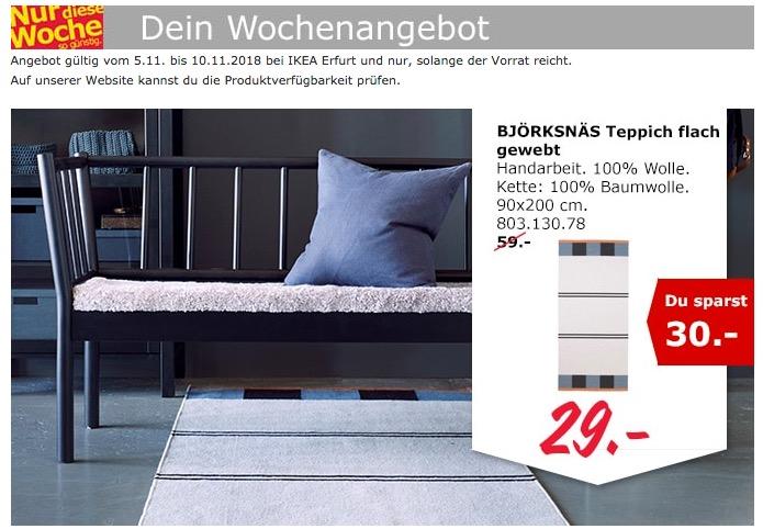 IKEA Erfurt - BJÖRKSNÄS Teppich - jetzt 51% billiger IKEA Erfurt - BJÖRKSNÄS Teppich - jetzt 51% billiger