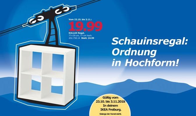 IKEA Freiburg - Kallax Regal. 77x39x77 cm - jetzt 20% billiger IKEA Freiburg - Kallax Regal. 77x39x77 cm - jetzt 20% billiger