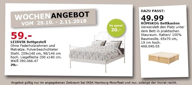 IKEA Hamburg-Moorfleet - LEIRVIK Bettgestell, Liegefläche 200x140 cm - jetzt 25% billiger IKEA Hamburg-Moorfleet - LEIRVIK Bettgestell, Liegefläche 200x140 cm - jetzt 25% billiger