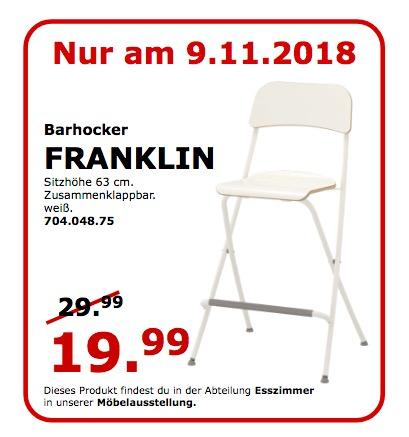 IKEA Koblenz - FRANKLIN Barhocker - jetzt 33% billiger IKEA Koblenz - FRANKLIN Barhocker - jetzt 33% billiger
