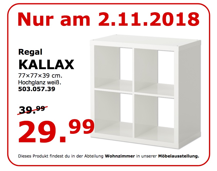 IKEA Koblenz - KALLAX Regal, 77x77x39 cm - jetzt 25% billiger IKEA Koblenz - KALLAX Regal, 77x77x39 cm - jetzt 25% billiger