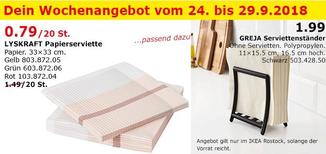 IKEA Rostock - LYSKRAFT Papierserviette 20St. - jetzt 47% billiger IKEA Rostock - LYSKRAFT Papierserviette 20St. - jetzt 47% billiger