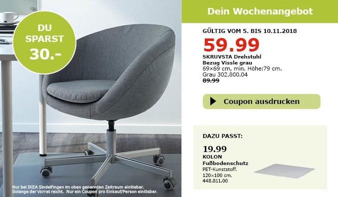 IKEA Sindelfingen - SKRUVSTA Drehstuhl - jetzt 33% billiger IKEA Sindelfingen - SKRUVSTA Drehstuhl - jetzt 33% billiger