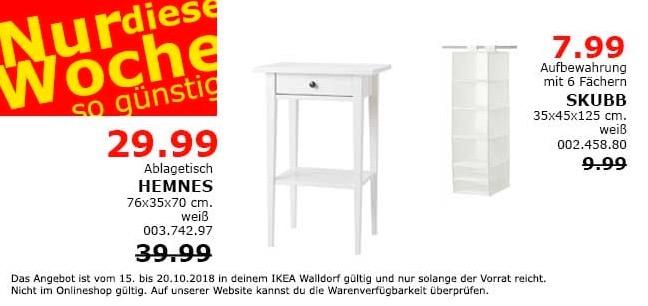 IKEA Walldorf - HEMNES Ablagetisch - jetzt 25% billiger IKEA Walldorf - HEMNES Ablagetisch - jetzt 25% billiger