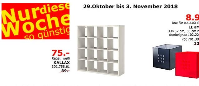 IKEA Walldorf - KALLAX Regal, weiß - jetzt 16% billiger IKEA Walldorf - KALLAX Regal, weiß - jetzt 16% billiger