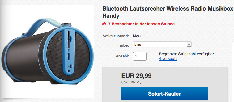 IMPERIAL BEATSMAN 2.1 Stereo Bluetooth-Lautsprecher, versch. Farben IMPERIAL BEATSMAN 2.1 Stereo Bluetooth-Lautsprecher, versch. Farben