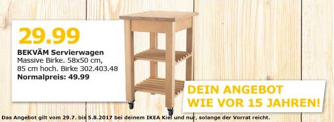 IKEA BEKVÄM Servierwagen, massive Birke, 58x50 cm, 85 cm hoch - jetzt 40% billiger IKEA BEKVÄM Servierwagen, massive Birke, 58x50 cm, 85 cm hoch - jetzt 40% billiger