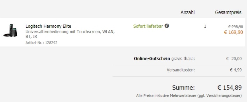 Logitech Harmony Elite - Touchscreen- Fernbedienung für Home Entertainment Logitech Harmony Elite - Touchscreen- Fernbedienung für Home Entertainment