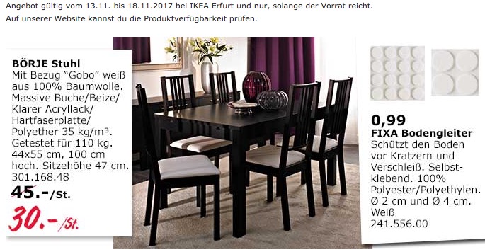 IKEA BÖRJE Stuhl - jetzt 33% billiger IKEA BÖRJE Stuhl - jetzt 33% billiger