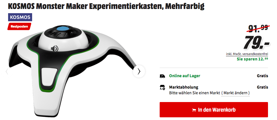 KOSMOS Monster Maker Experimentierkasten (Welt erforschen und ins digitale Spiel übertragen), ab 8 Jahre KOSMOS Monster Maker Experimentierkasten (Welt erforschen und ins digitale Spiel übertragen), ab 8 Jahre