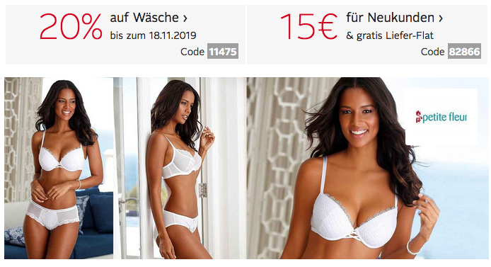 Otto.de - 20% Rabatt auf Wasche: z.B. s.Oliver Bodywear Damen Nachthemd mit Knopfleiste (32-46) Otto.de - 20% Rabatt auf Wasche: z.B. s.Oliver Bodywear Damen Nachthemd mit Knopfleiste (32-46)