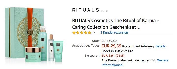 RITUALS Cosmetics The Ritual of Karma - Caring Collection Geschenkset L - jetzt 20% billiger RITUALS Cosmetics The Ritual of Karma - Caring Collection Geschenkset L - jetzt 20% billiger