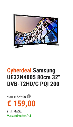Samsung UE32N4005 80cm (32") LCD-Fernseher Samsung UE32N4005 80cm (32") LCD-Fernseher