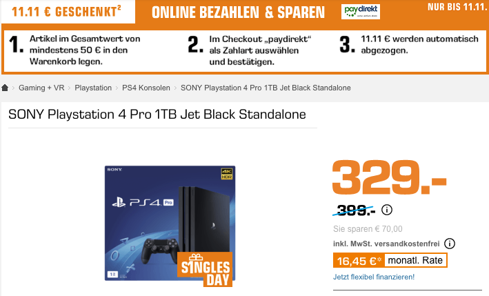 SONY Playstation 4 Pro 1TB Jet Black Standalone (CUH-7216B) SONY Playstation 4 Pro 1TB Jet Black Standalone (CUH-7216B)