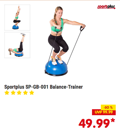 SPORTPLUS SP-GB-001 Balance Trainer, 62 x 25 cm SPORTPLUS SP-GB-001 Balance Trainer, 62 x 25 cm