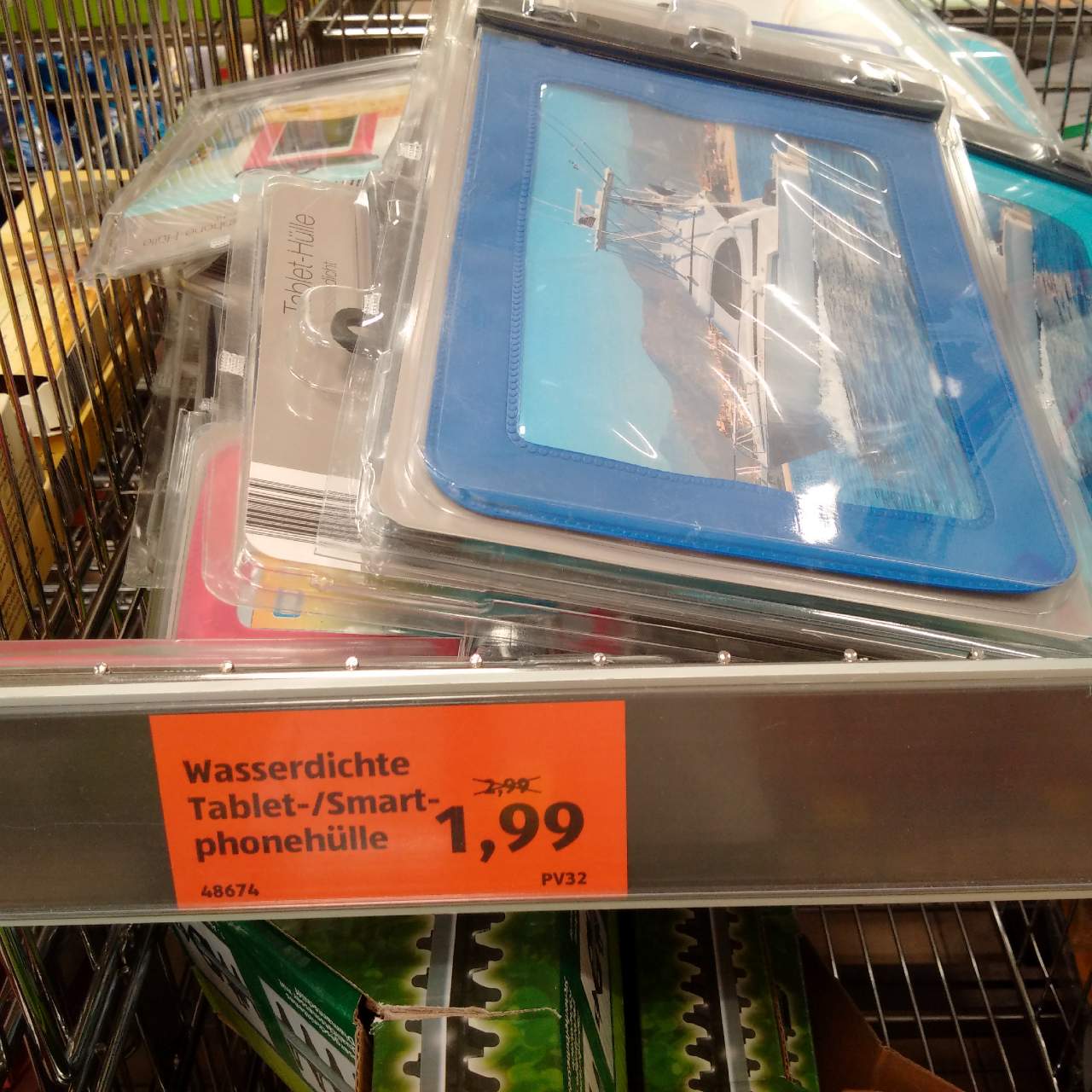 Wasserdichte Tablet- /Smartphonehülle - jetzt 33% billiger Wasserdichte Tablet- /Smartphonehülle - jetzt 33% billiger