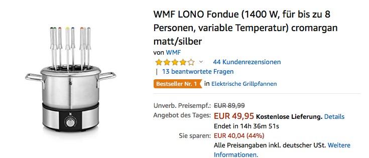 WMF LONO Fondue für bis zu 8 Personen WMF LONO Fondue für bis zu 8 Personen