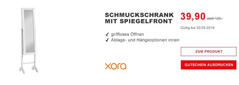 XORA Schmuckschrank mit integriertem Spiegel XORA Schmuckschrank mit integriertem Spiegel